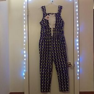 Girls jelly the pug size 14 jumpsuit nwt